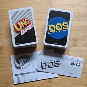 Mattel UNO Dare and DOS Card Set Family Game Night